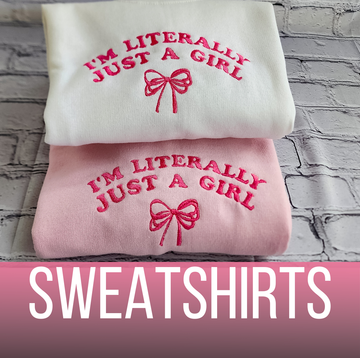 Nurture And Faith Embroidery sweetshirt