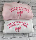 Best sweatshirts for women with fun quote embroidery