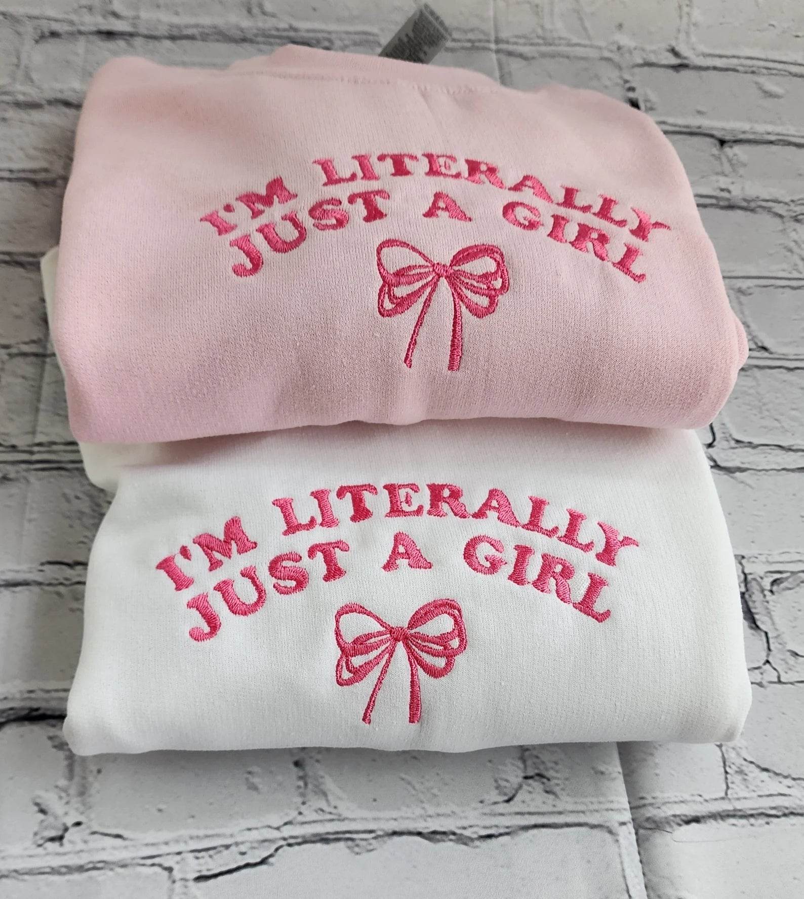 Best sweatshirts for women with fun quote embroidery
