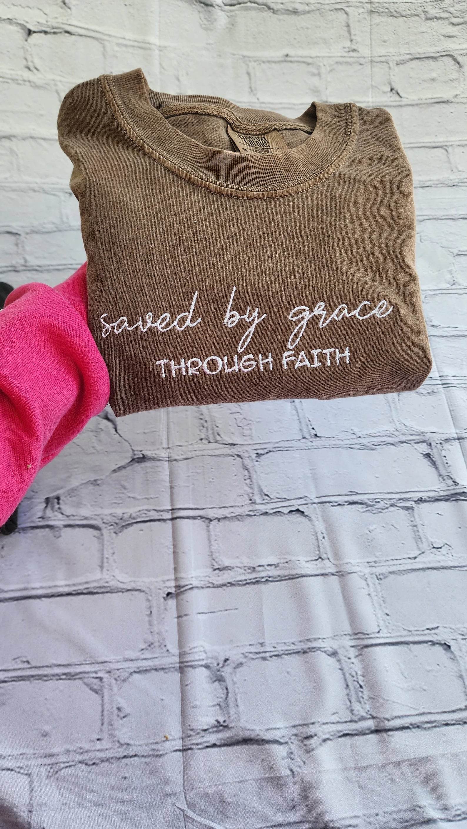 saved by grace t-shirt lifestyle women