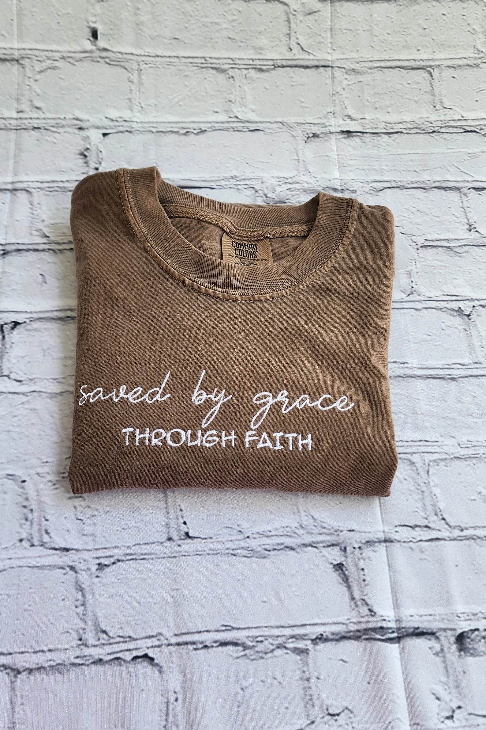 saved by grace t-shirt lifestyle women