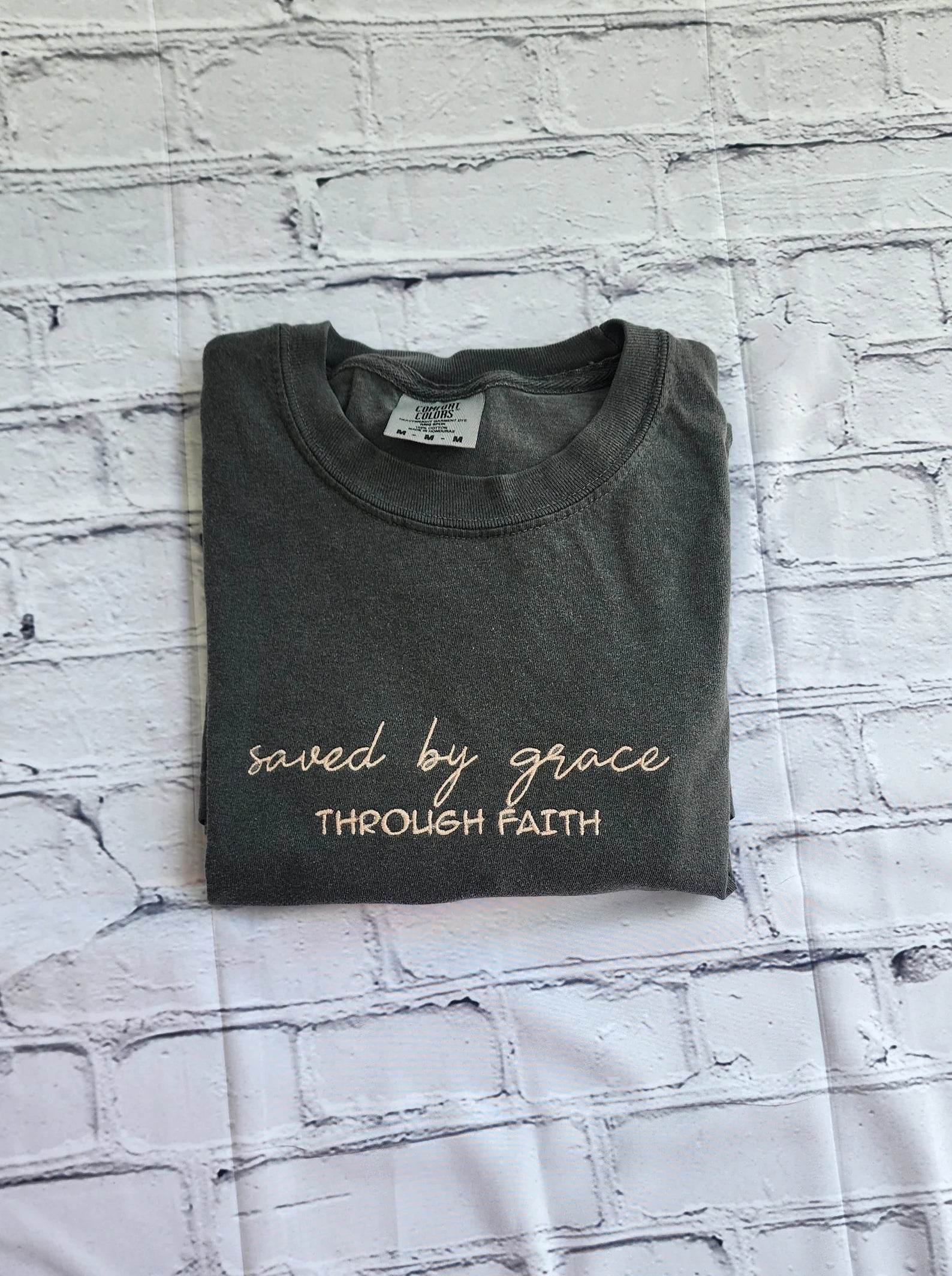 saved by grace t-shirt lifestyle women