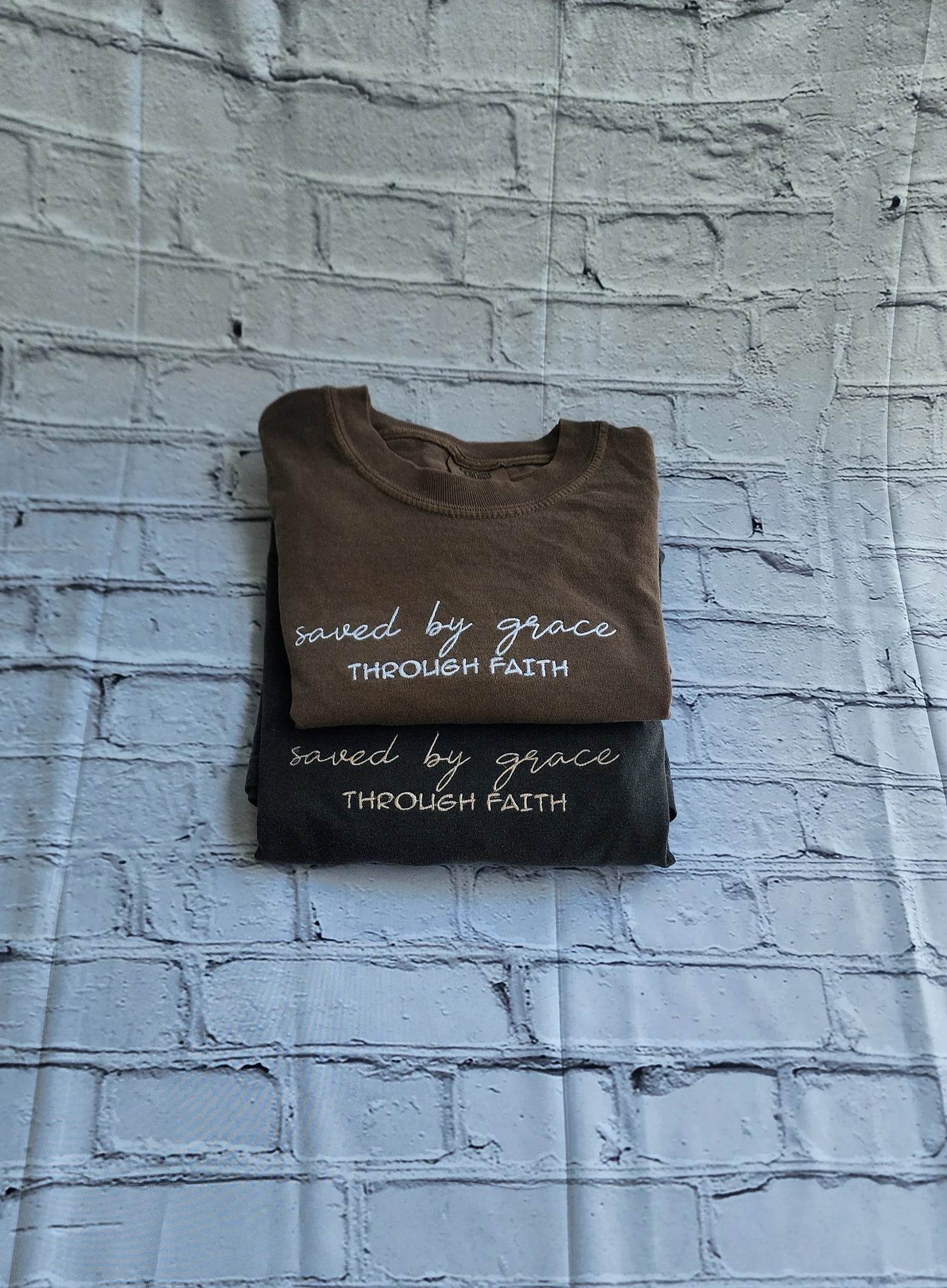 saved by grace t-shirt lifestyle women