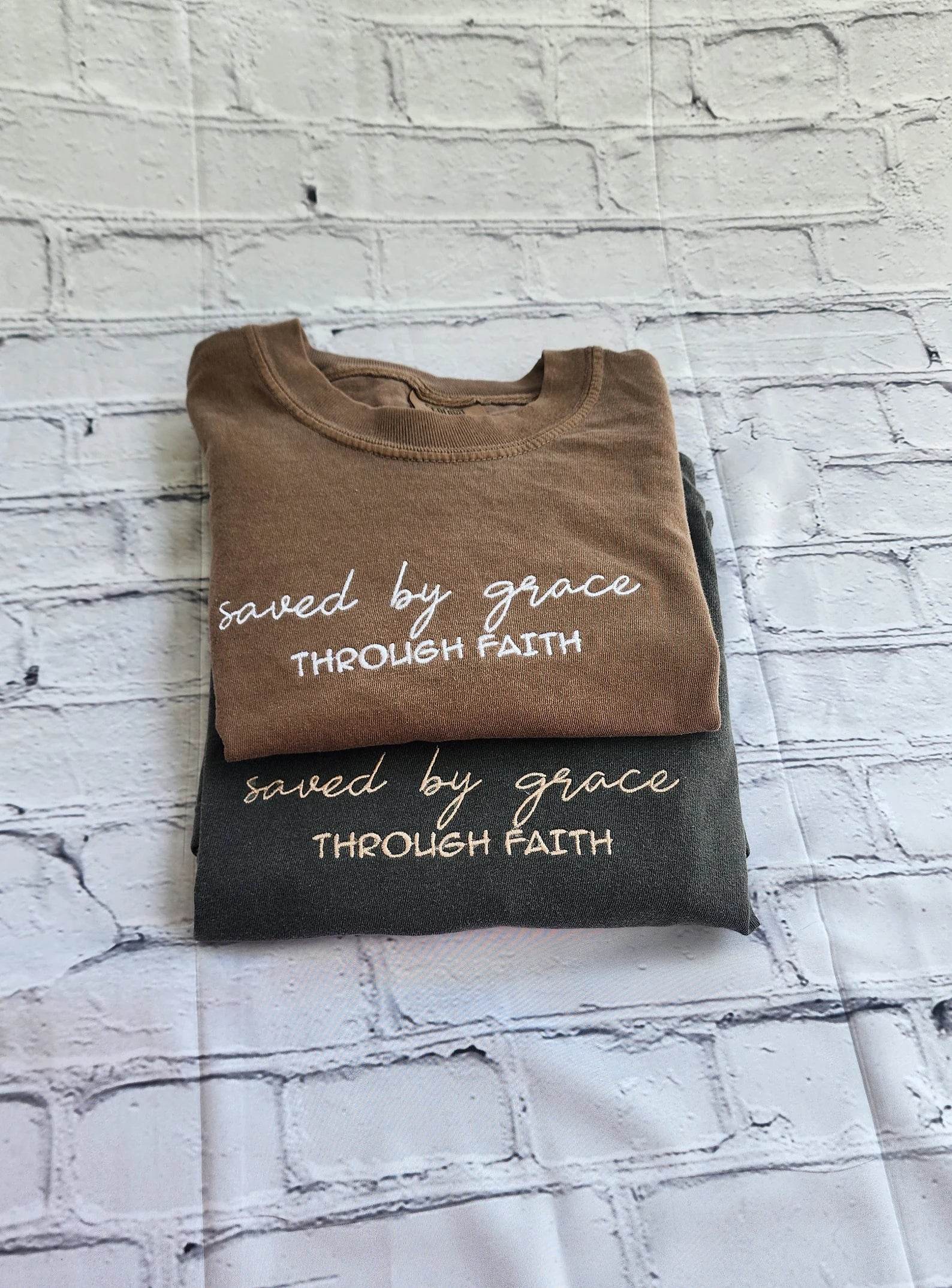 saved by grace t-shirt lifestyle women