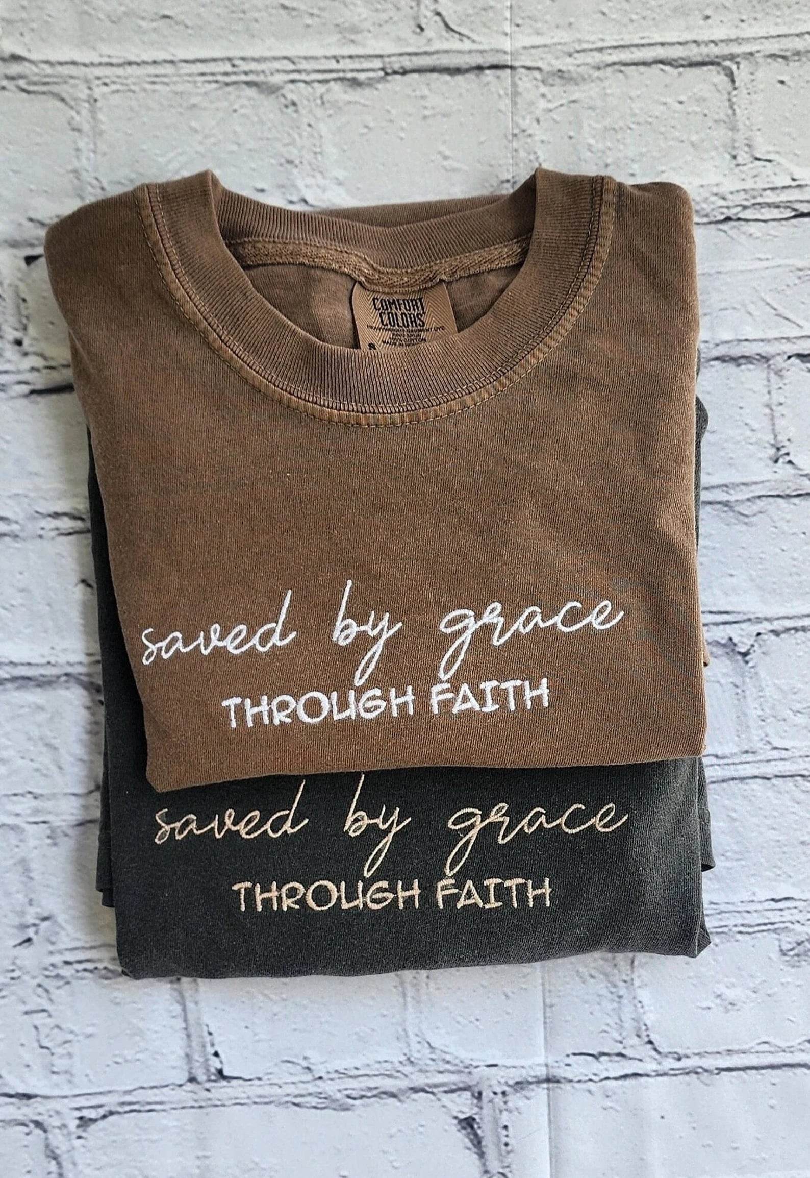 saved by grace t-shirt lifestyle women