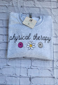 DPT sweatshirt with fun occupational therapy emoji print
