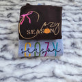 Cozy Season Fall Embroidered Sweatshirt for Comfort colours