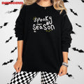 Stylish fall sweatshirt for women with Halloween design
