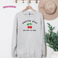 Amazing Grace Christian Crewneck Soft Sweatshirt hanging 