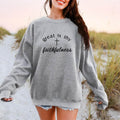 Great Is Thy Faithfulness Embroidered Faith Sweatshirt main 