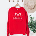 Bow Mama Sweatshirt – Personalized Crewneck red full