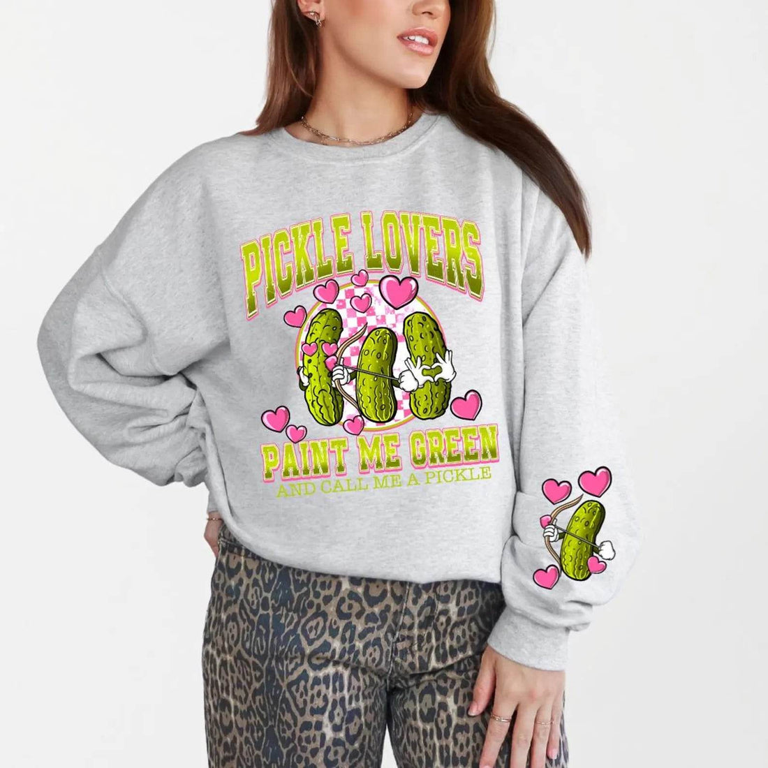 Pickle Jar Womens Sweatshirts – Canned Heart Design