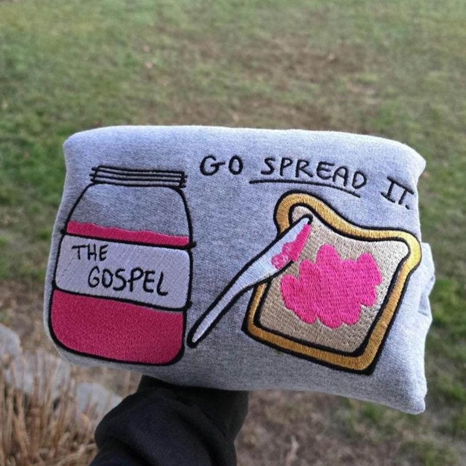 The Gospel Sweatshirt – Faith Based Christian Quote picture