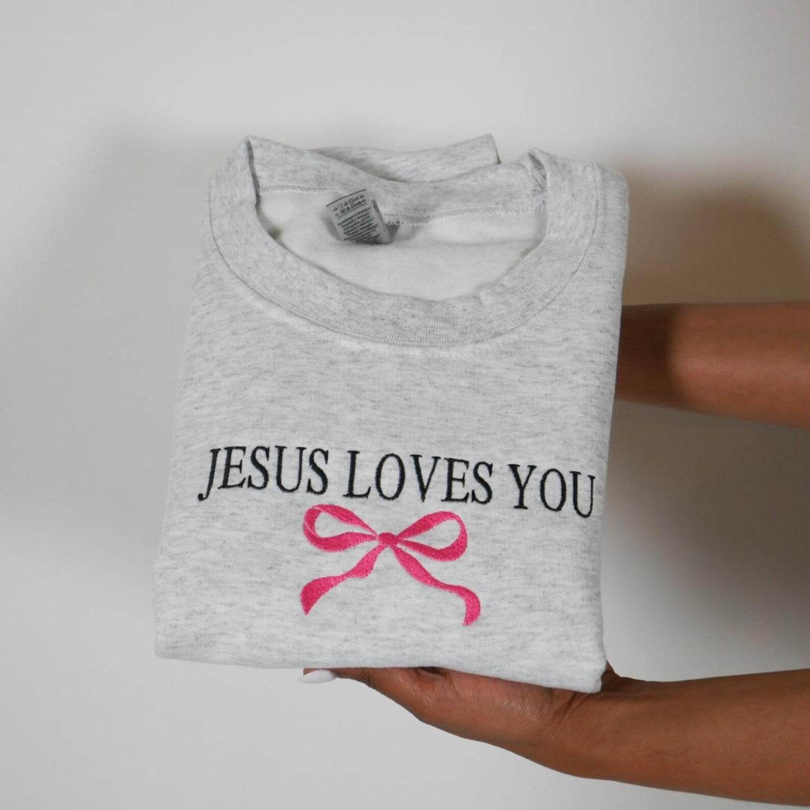 Jesus Loves You Sweatshirt – Christian Easter Crewneck 