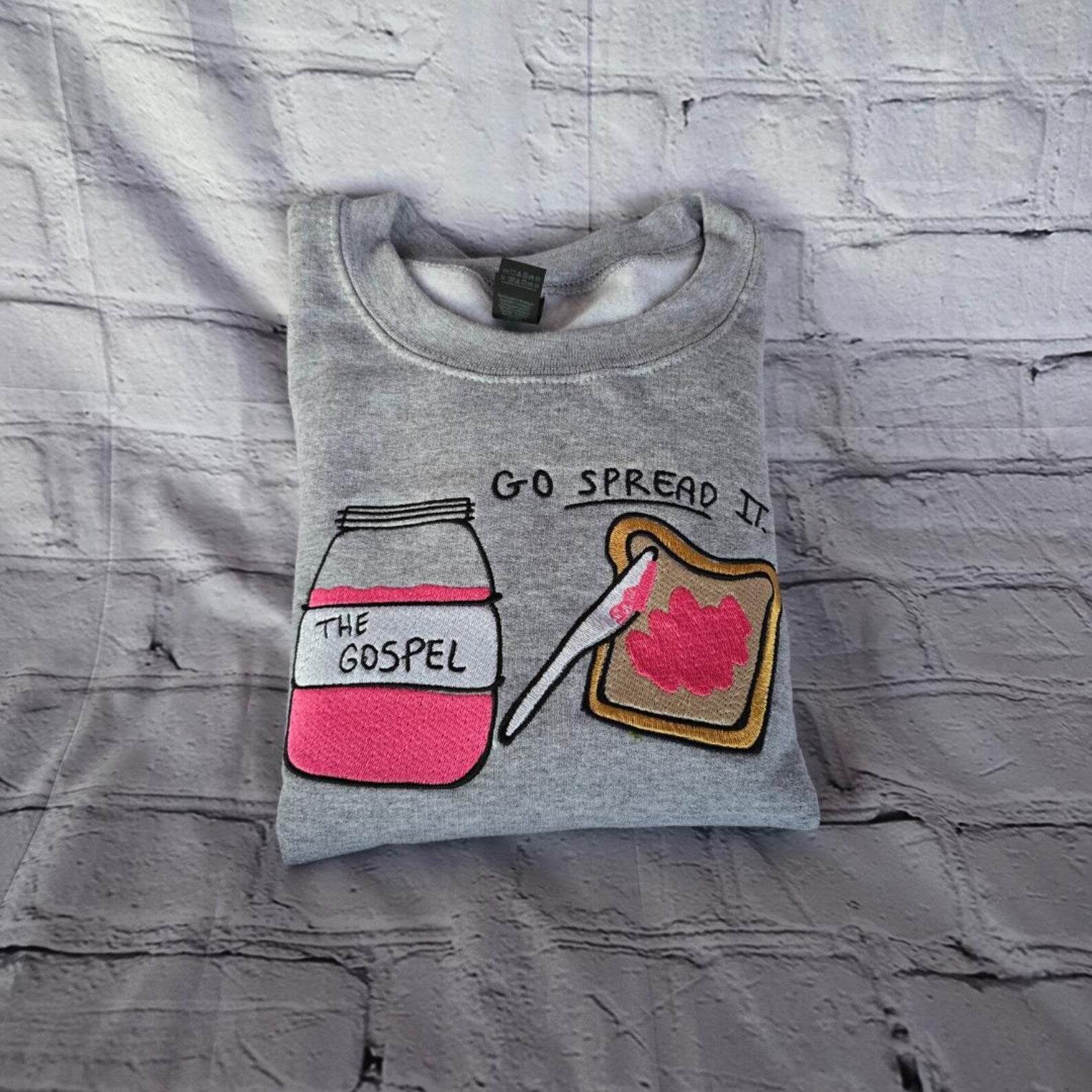 The Gospel Sweatshirt – Faith Based Christian Quote scenario