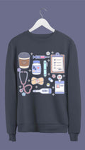 Medical Doodles Coffee Sweatshirt