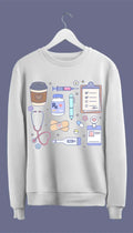 Medical Doodles Coffee Sweatshirt