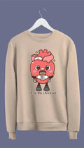 Run On Caffeine Funny Anatomical Love Sweatshirt colour