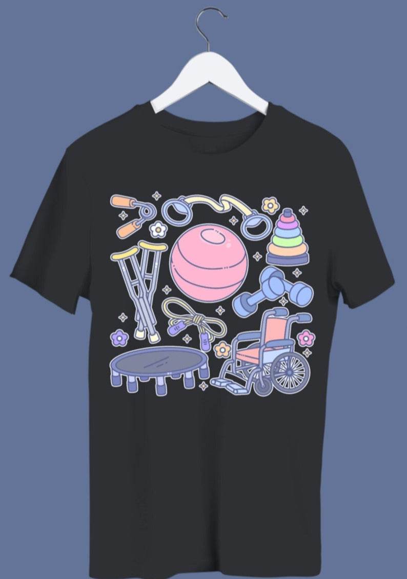 Physical Therapy Motivational Short Sleeve Shirts 