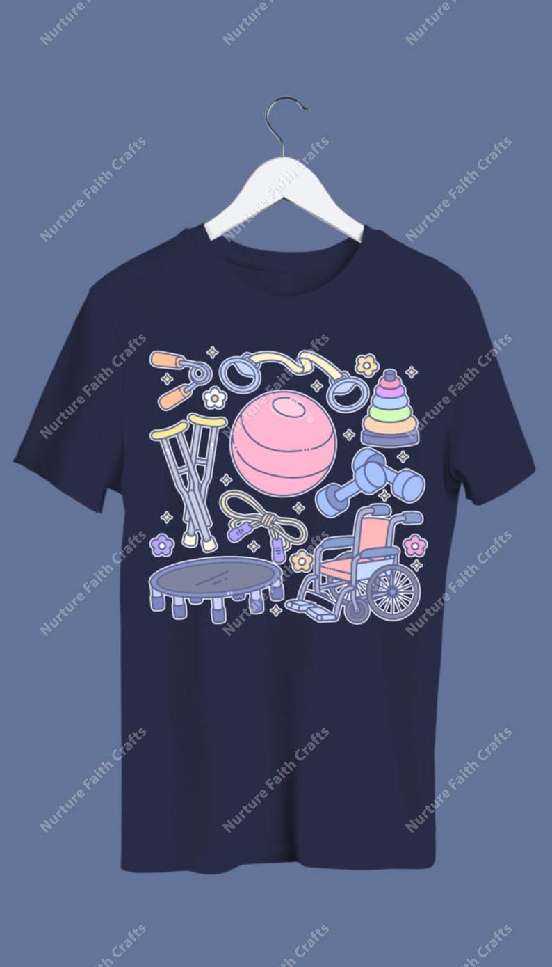 Physical Therapy Motivational Short Sleeve Shirts  black