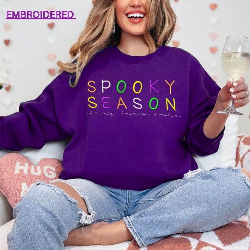 Spooky Season Pumpkin Sweatshirt | Stylish Women’s Fall