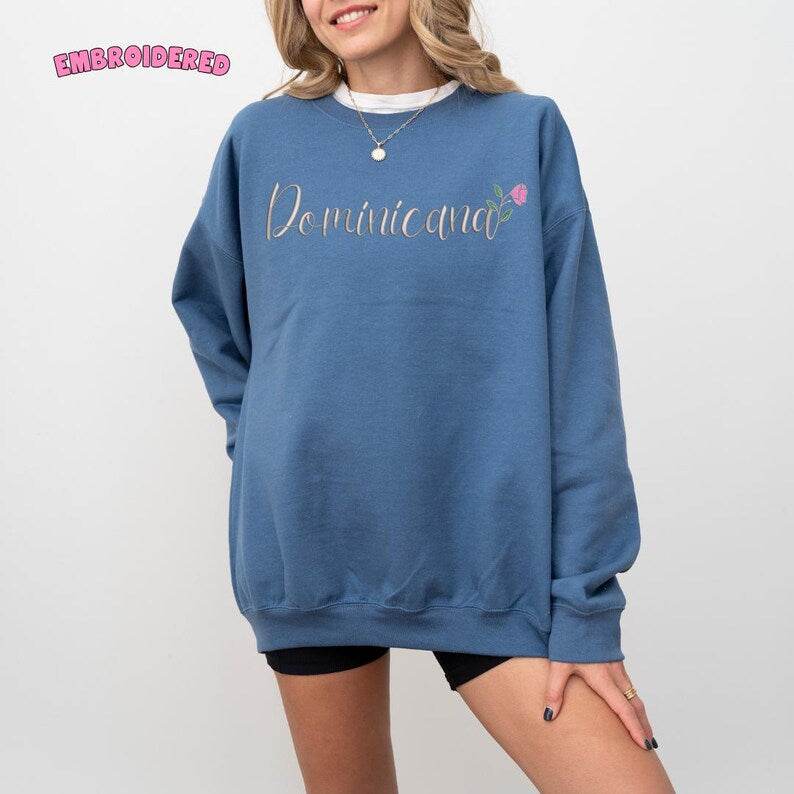 Dominican Floral Crewneck Sweatshirt for Pride main