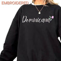 Dominican Floral Crewneck Sweatshirt for Pride colours