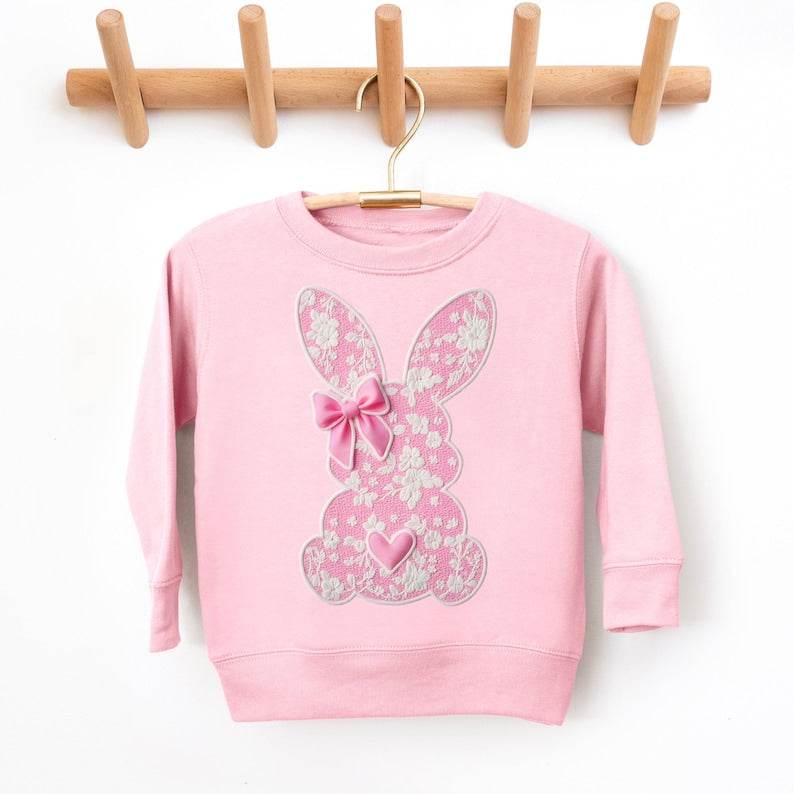 Mommy and Me Embroidery Easter Shirt, Mother Daughter Outfit